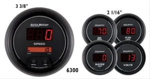 AutoMeter Sport-Comp Digital Series Gauge Kits 6300