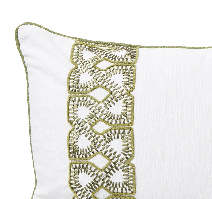 Cayman Style 30x50cm Filled Cushion Green