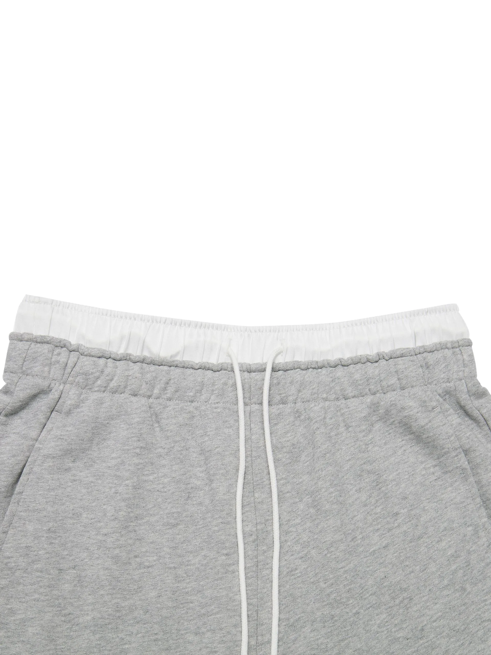 Cotton Side Slits Sweat Pants