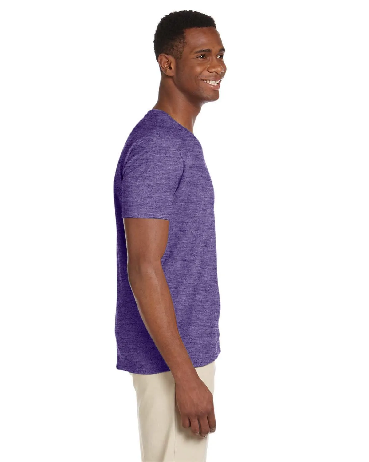 G64V-Gildan-HEATHER PURPLE