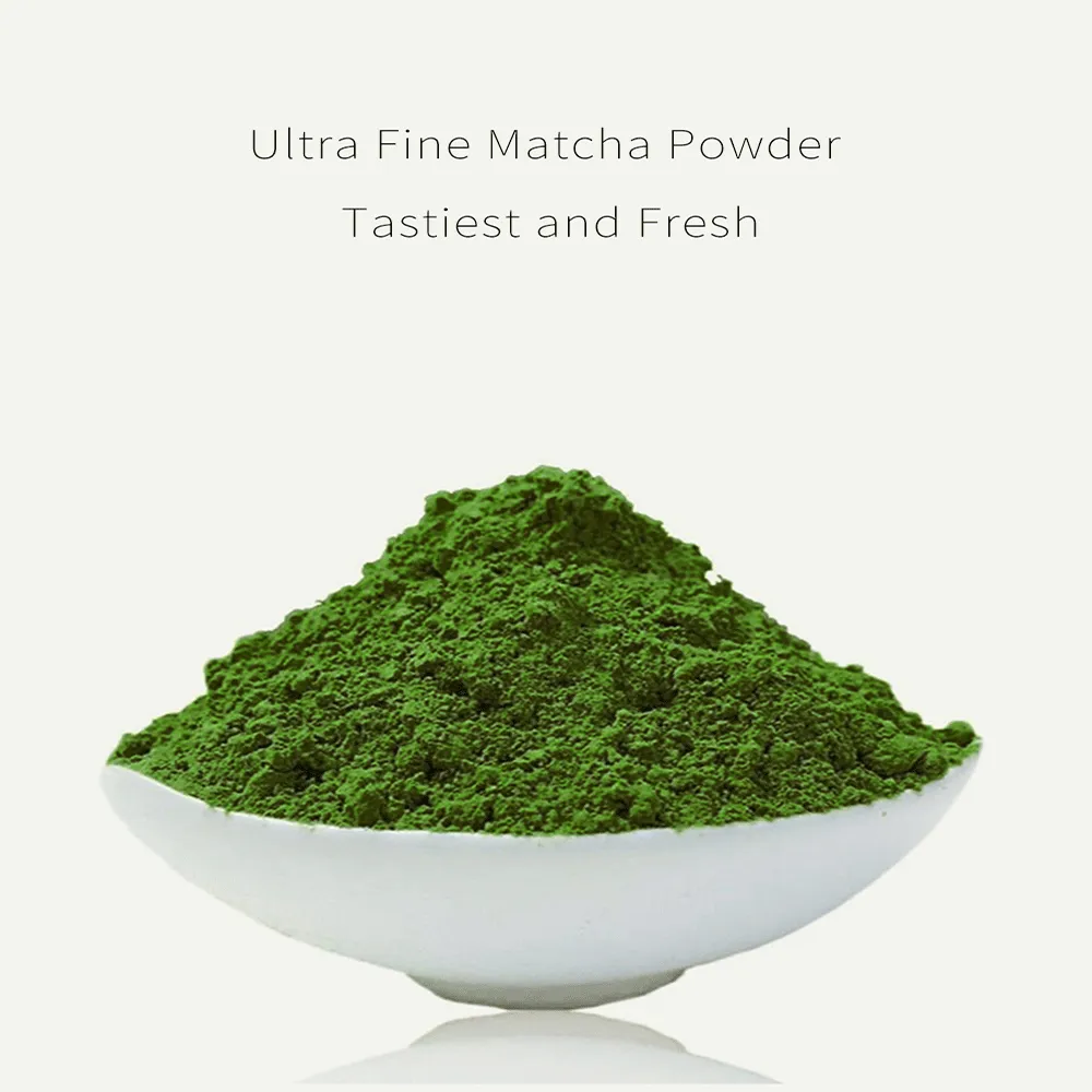 JQ Matcha Green Tea Powder 3.5 OZ 100 g Bags Family Basic Culinary Grade USDA Pure Organic