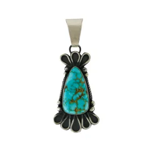 Kingman Turquoise Navajo Pendant