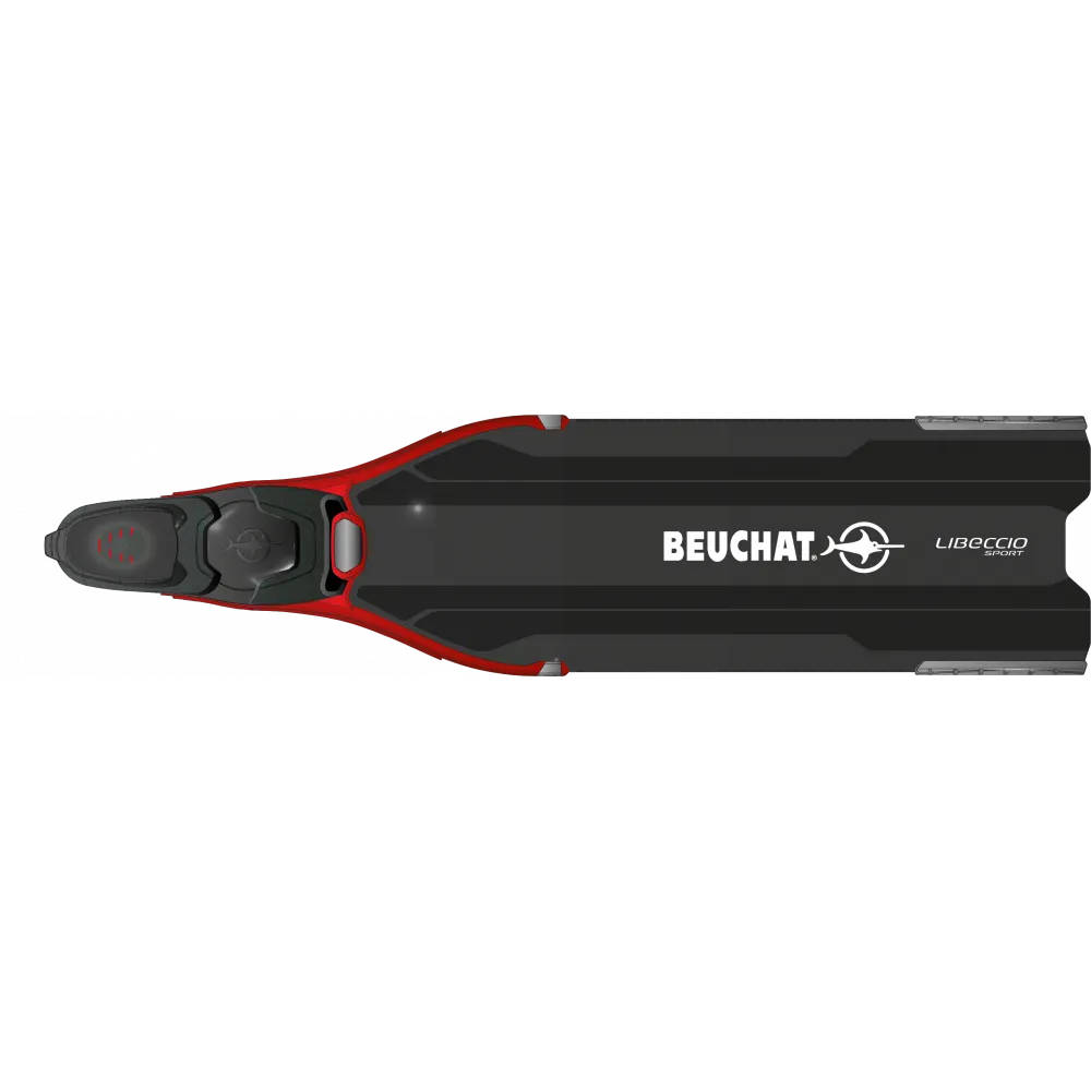 Libeccio Sport Freedive Fin Black/Red