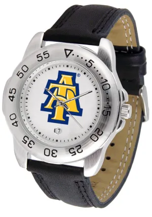 North Carolina A&T Sport Leather Men’s Watch