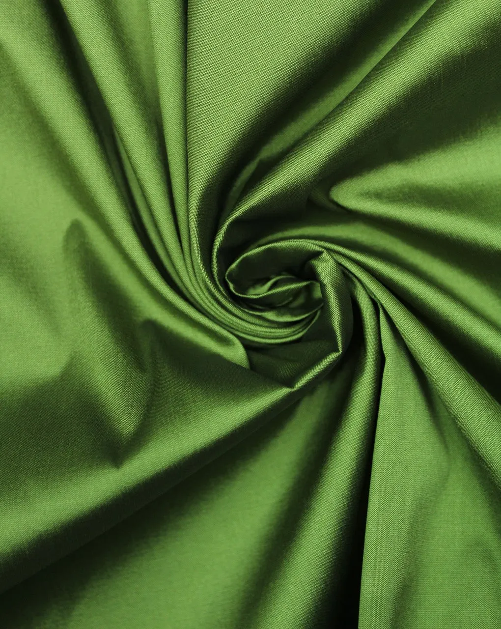 Plain Green Polyester Taffeta Fabric