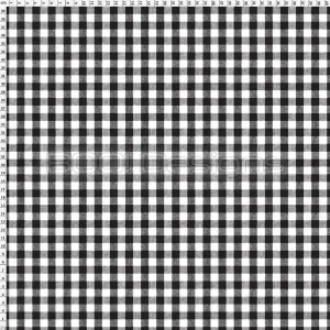 Spandex Gingham Black