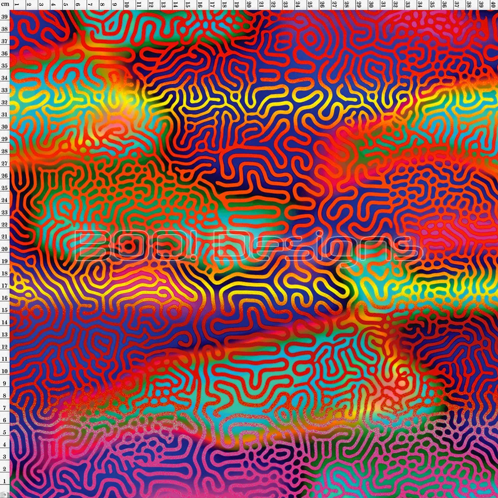 Spandex Maze Haze Pink