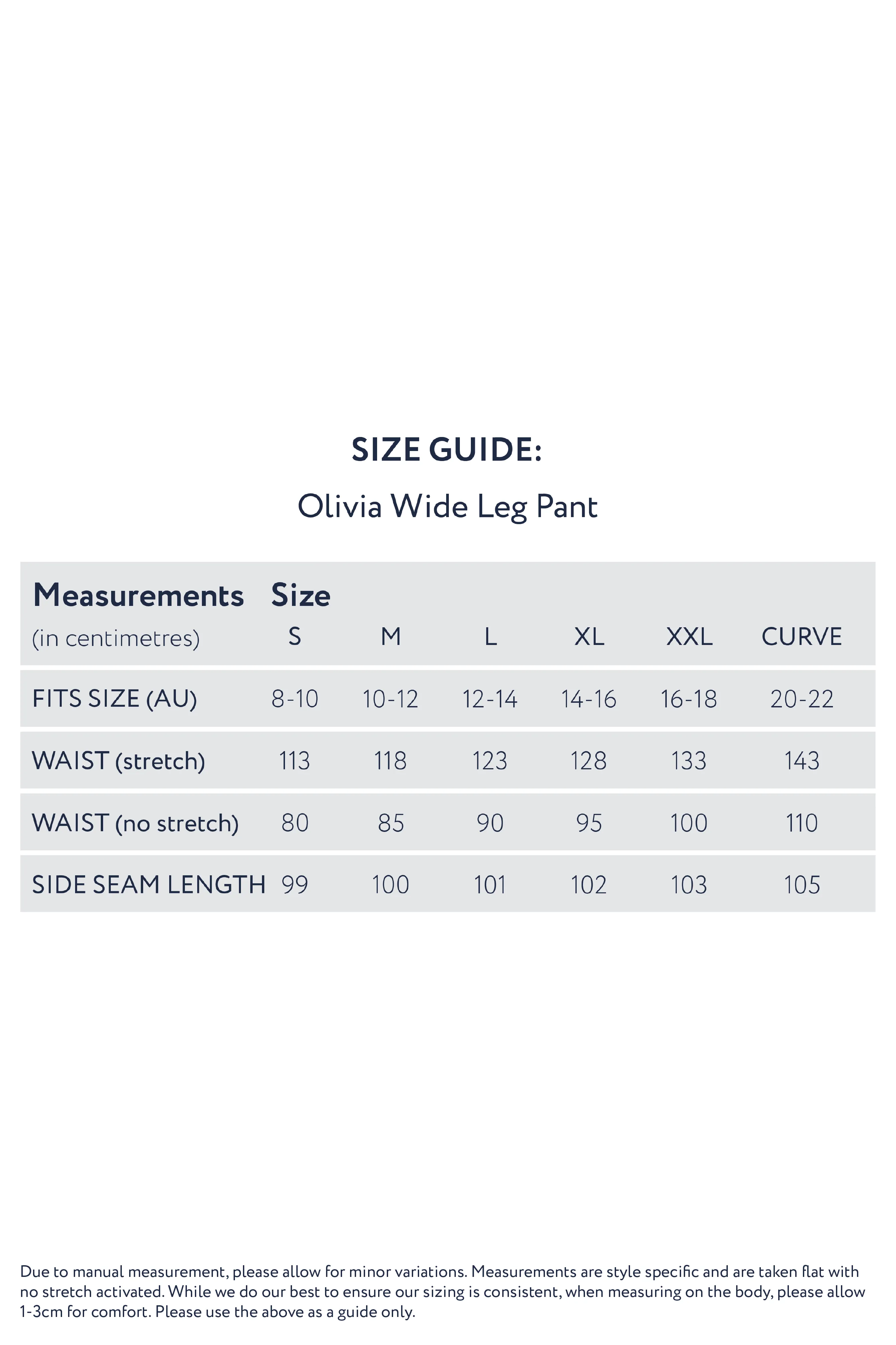 Wide Leg Olivia Pant | Black | FINAL SALE