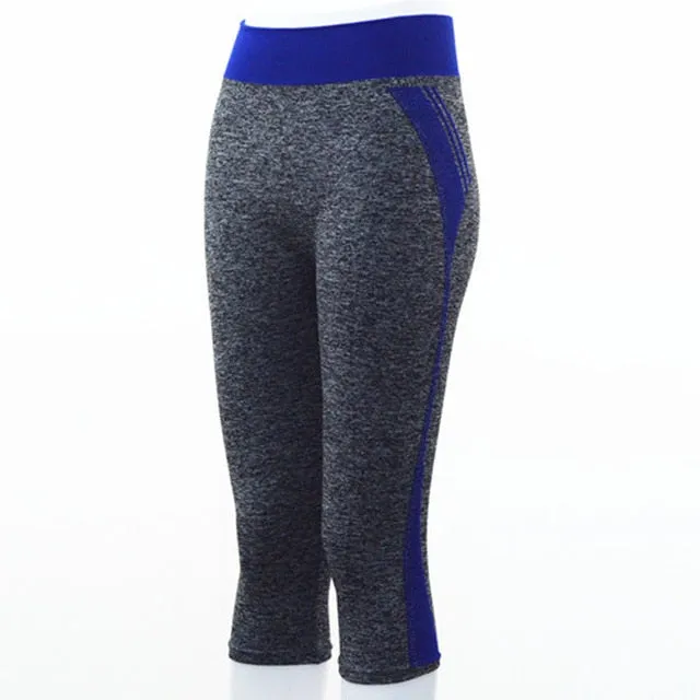 Women High Elastic Capri Tights